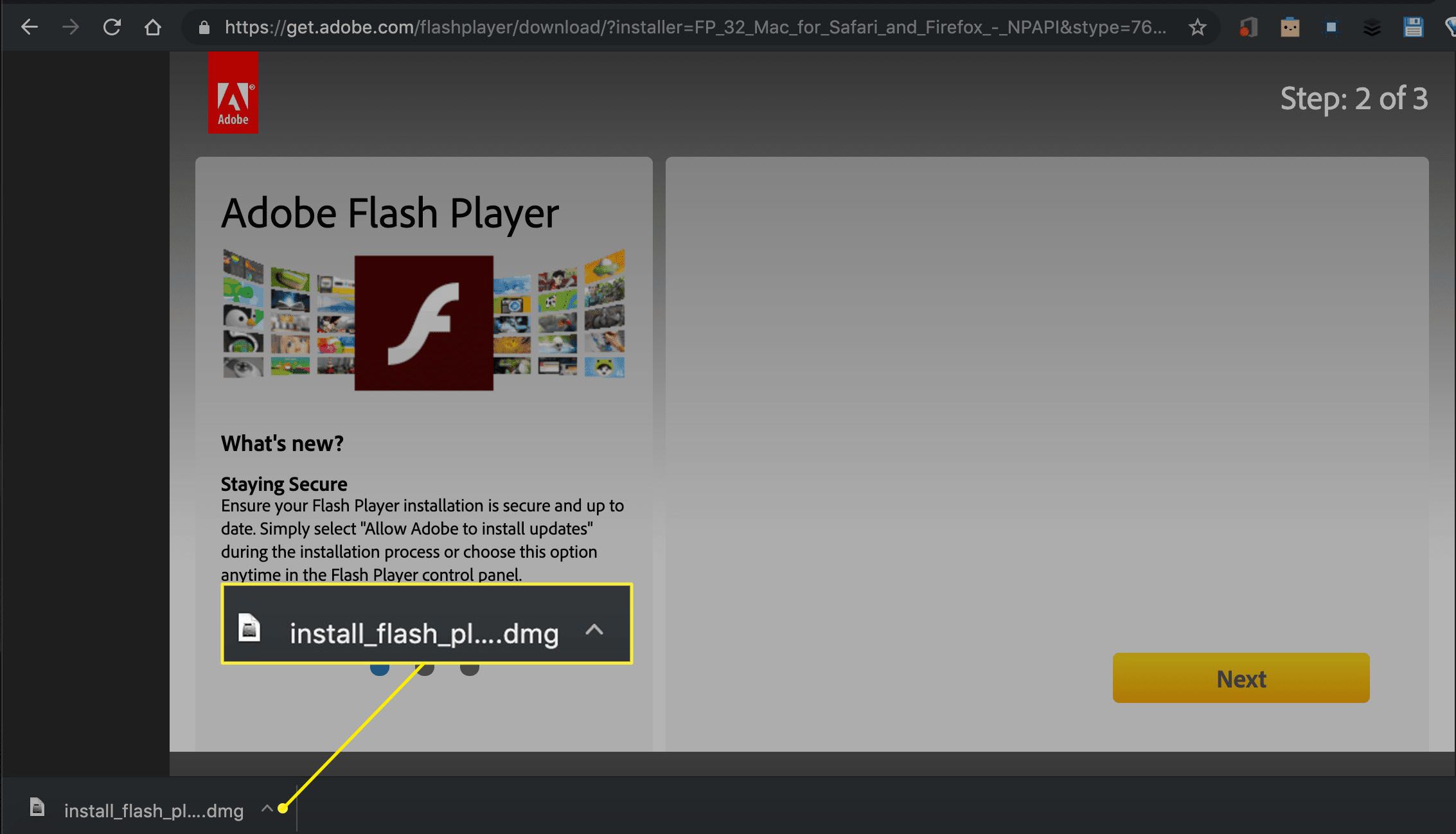 flash player for mac 10.7